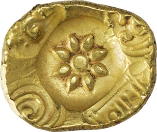 Gold Padmatanka Coin of Ramachandra of Yadavas of Devagiri. 