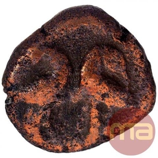 Copper Kasu Coin of Gingee Maratha of Maratha Confederacy.