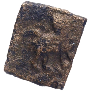 Copper Coin of Maharathis of Andhra.