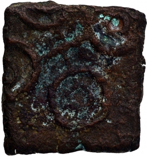 Copper Coin of Ujjaini Region of Gajalakshmi type.