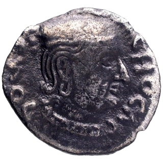 Silver Drachma Coin of Rudradaman of Western Kshatrapas.