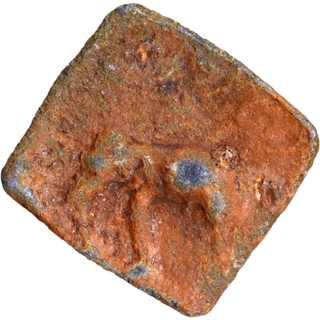 Lead Square Coin of Maharatis of Tungabhadra.