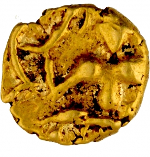 Gold Half Fanam Coin of Vijayanagar Feudatory.