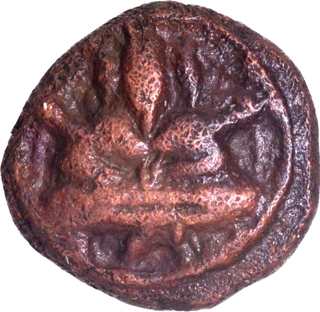 Scarce Copper Kasu Coin of Kongu Cheras.