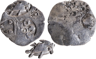 Punch Marked Silver Karshapana Coin of Magadha Janapada of Series 0.