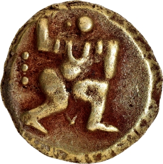Irungola II  Gold Varaha Coin of Nidugal Cholas of Pre-Vijayanagar period.