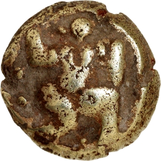 Rare Pre-Vijayanagar period Gold Varaha Coin of Irungola II of Nidugal Cholas.