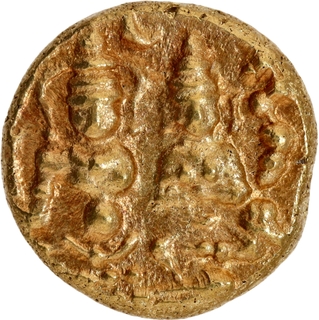 Rare Gold Varaha Coin of Devaraya I of Sangama Dynasty of  Vijayanagara Empire.