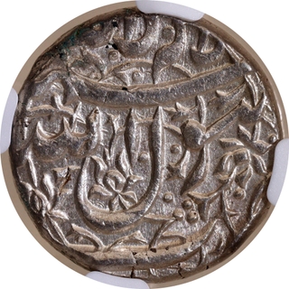Jahangir, Silver Rupee, Noor ud-din Type, Ahmadnagar Mint – NGC MS62 (Rare Grade).