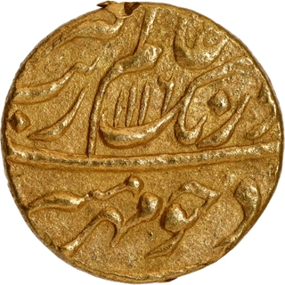 Aurangzeb, Gold Mohur, AH 1116 / RY 49, Patna Mint (By Style)– Rare & Unlisted Date.