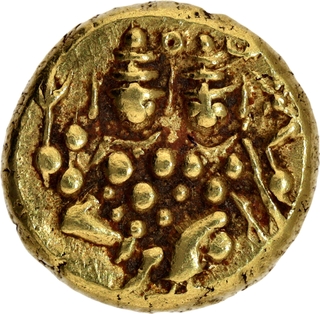 Rare Nayakas of Ikkeri (Keladi/Bednur) Sadashiva Nayaka Gold Pagoda Shiva-Parvati Type Mitchiner K&A #711.