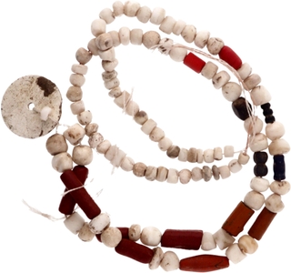 Primitive Bead Money Necklace Possibly from Rigvedic period.