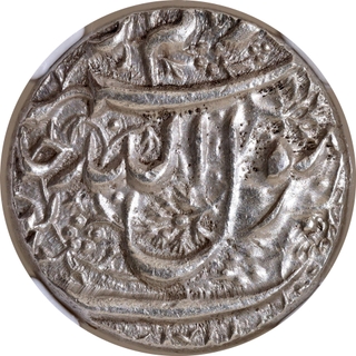 Mughal, Jahangir, Jalnapur Silver Rupee, KM 141.6, NGC MS62 – Extremely Rare.