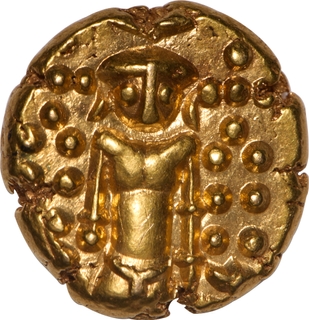 Madras Presidency Gold Pagoda, Star-in-Circle Type GEM BUNC, Very Rare.