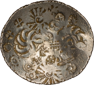 Very Rare Punch Marked Silver Vimshatika Coin of Kashi Janapada.