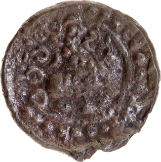 Vishnukundin type Copper Base Alloy Coin of Eastern Chalukayas of Vengi.