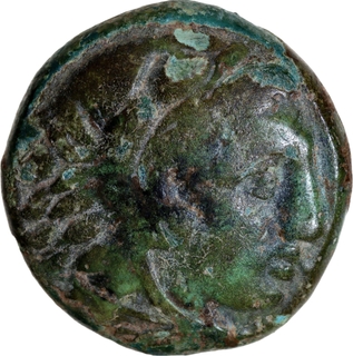 Bronze Coin of Alexander III of Macedonian Period of Greeks.
