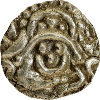 Base Gold Four and Half Masha Coin of Gangeyadeva of Kalachuris of Tripuri.