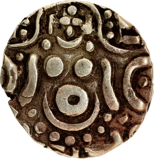 Rare Debase Gold Four and Half Masha Coin of Govind Chandra of Gahadavalas of Kanauj and Kasi.