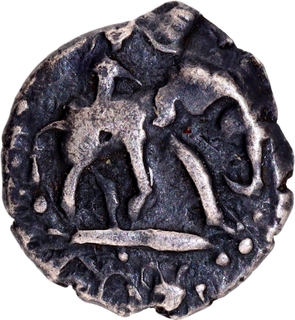 Rare Silver Dramma Coin of Amoghavarsha I of Rashtrakutas.