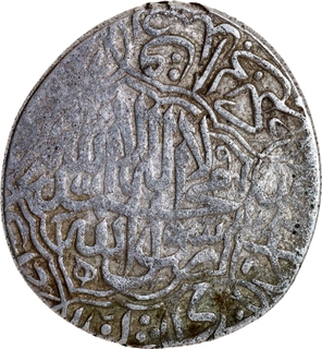 Very Rare Akbar Kabul Mint Silver Shahrukhi, AH 96x, Badshah type Coin.