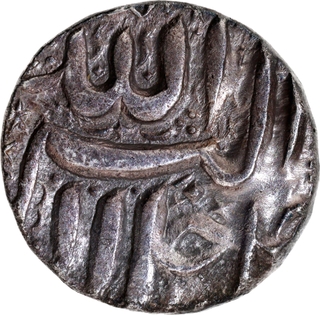 Akbar Silver Rupee, Berar Mint, Month Tir (Cancer), KM 93.6, AU-UNC, Rare.