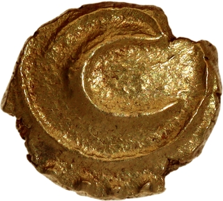 Gold Fanam Coin of Tipu Sultan of Kalikut Mint of Mysore Kingdom.