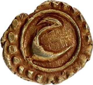 Mysore Kingdom Tipu Sultan Patan Mint Gold Fanam AH 1219.