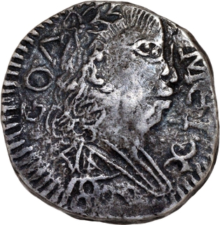 Very Rare Silver Half Xerafim or 150 Reis of D.Joao VI of Goa of Indo Portuguese.