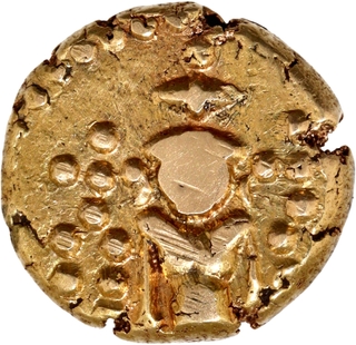 Rare XF-AU Condition Gold Star Pagoda Coin of Madras Presidency.