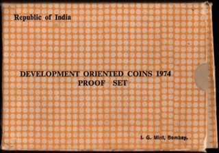 Extremely Rare Unlisted FAO Proof Set of Planned Families of 1974 of Bombay Mint of Republic India.