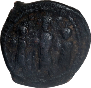 Byzantine Empire Heraclius Constantinople Mint Bronze Follis.