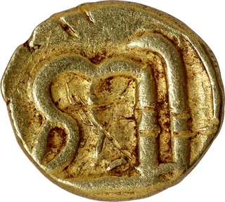 Rare Gold Shivaka Coin of Shivadeva of Nepal.