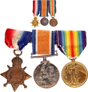 Very Rare Group of British War and Service Medals.