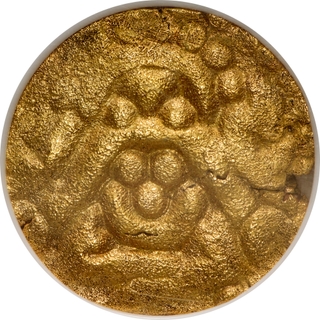Rare Base Gold Four and Half Masha Coin of Gangeyadeva of Kalachuris of Tripuri.
