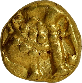 Rare Gold Fanam Coin of Western Ganga Dynasty.