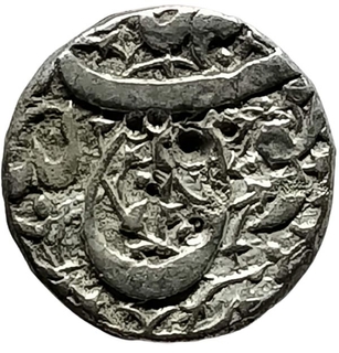 Jahangir Silver Rupee Coin of Ahmadnagar Mint.