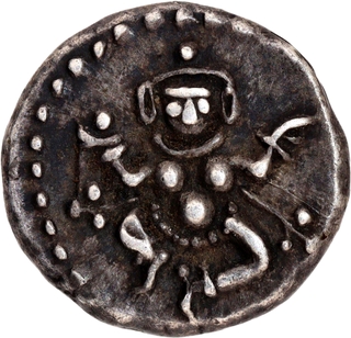 Mysore Krishnaraja Wadiyar III Silver 1/4 Rupee  (Pavali) with Bal Krishna Rare.