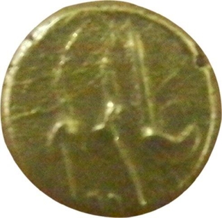 Alamgir II, Gold Fanam, Zarab Kolar, VF+