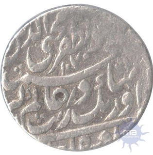 Silver Rupee of Auranzeb Alamgir of Patna Mint.