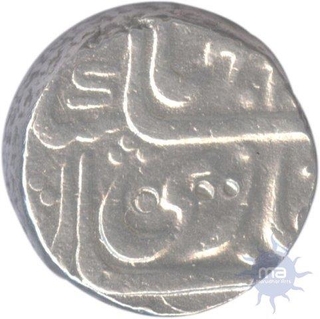 Silver Rupee of Gadwal of Hyderabad Feudatory.