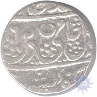 Silver Rupee of Najibabad Mint of Shah Alam II of Awadh.