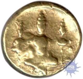 Gold Pagoda Coin of Tirumala Raya of Vijayanagara Empire.