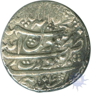 Silver  One Rupee Coin of Shah Jahan of Surat Mint.