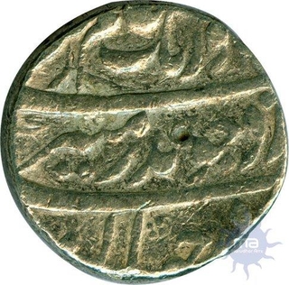 Silver Rupee of Aurangzeb of Jahangirnagar Mint.