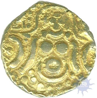 Base Gold Dinar Coin of Sri Mat Govinda Chandra Deva of Chandela Dynasty.