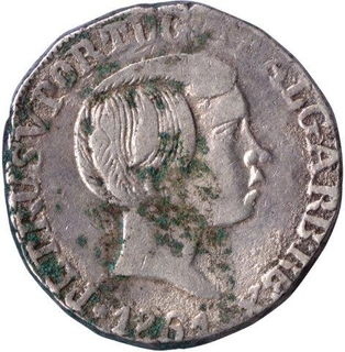  Silver Rupia of Pedro V of Goa.