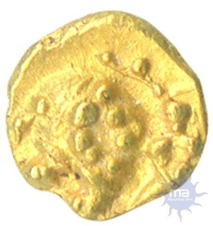 Rare Gold Gajapati Quarter Pagoda of Western Ganga Dynasty.