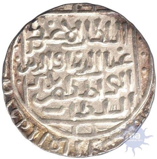 Silver Tanka Coin of  Ghiyath Ud Din Balban of  Khitta Alwar of  Delhi Sultanate.