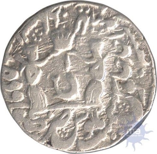 Silver Rupee Coin of Muhammad Ali Shah of Lucknow Mint of  Awadh State.